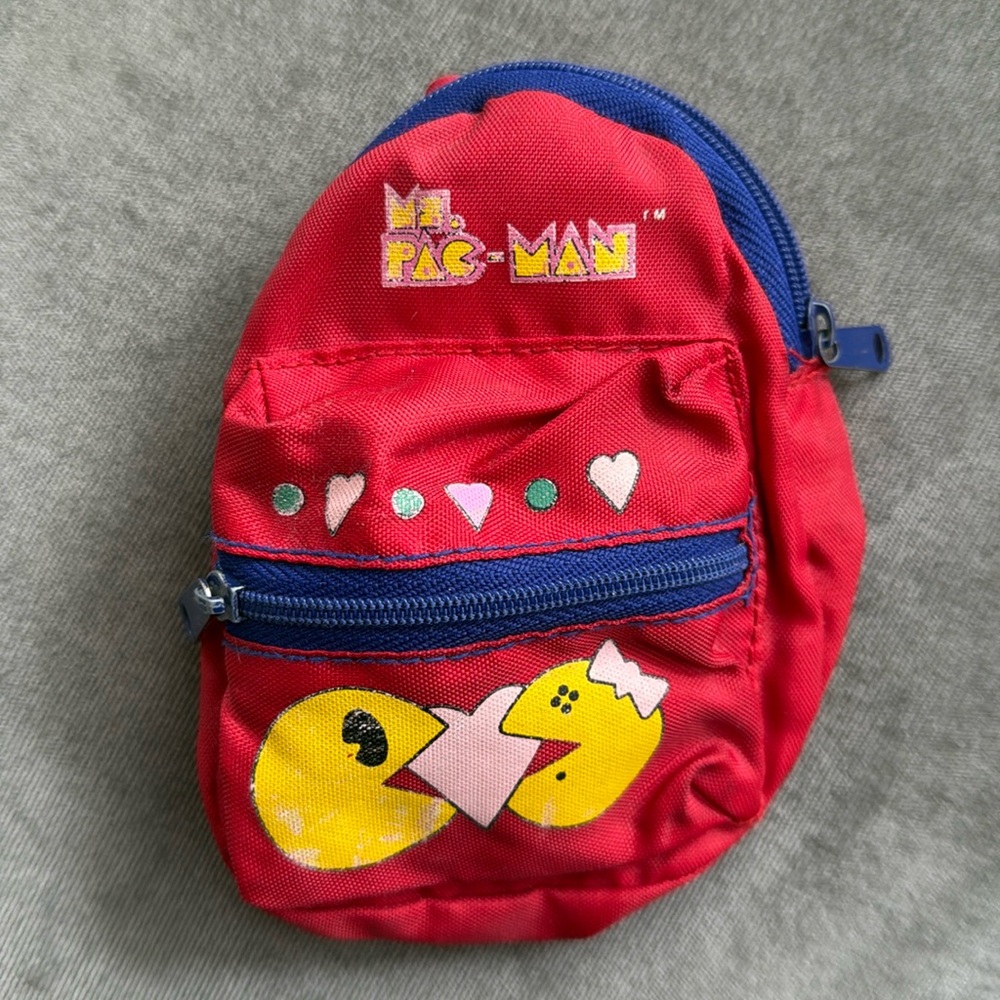 Vintage Ms PAC Man Coin Purse 1980 Bally Midway